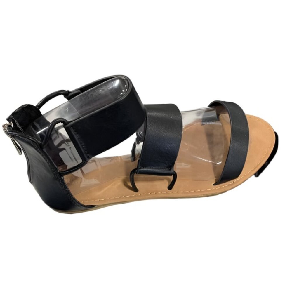 Bamboo Black Sandal - 3304